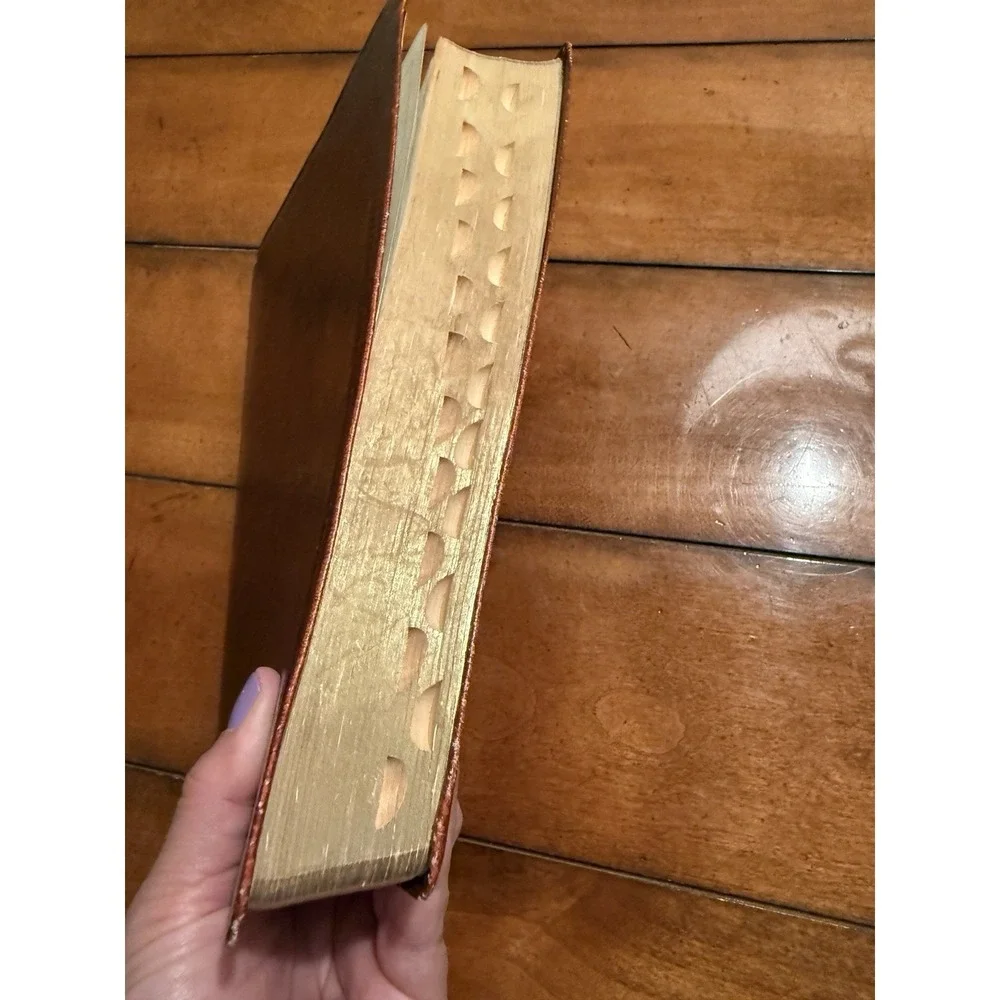 KJV Open Bible Edition Holy Bible Nelson - Genuine Leather 1975 ( 656BR )